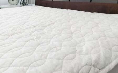 【ダブルサイズ】 リネン麻混ガーゼ敷きパッド｜ 敷きパッド 敷パッド ダブル リネン コットン ガーゼ 寝具 大阪府 阪南市