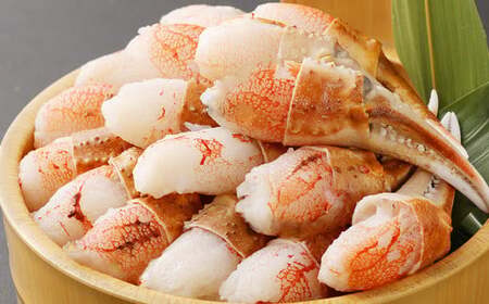生ずわい蟹 カニ爪肉 1.0kg （8 ～ 25本 ×2袋） 【9】 かに カニ 本ずわい蟹 爪肉 爪 ポーション むき身 しゃぶしゃぶ用 鍋 海鮮 BBQ バーベキュー 簡単調理 冷凍