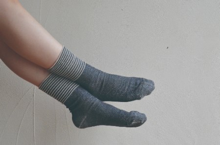 【 Mサイズ：22cm～24cm】 天衣無縫 履き口 締め付けない 内側オーガニックコットン いつもソックス ボーダー 3足 セット han021-ITSUB-M ネイビー ワイン ダークブラウン 靴下 くつ下 綿