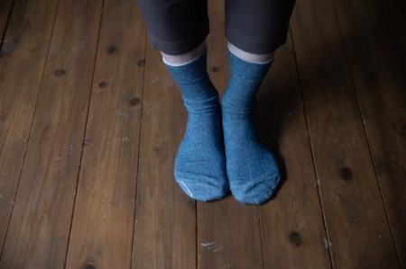 【Mサイズ：22cm～24cm】 天衣無縫 履き口 締め付けない 内側オーガニックコットン いつもソックス 無地 3足 セット han023-ITSUM-M グレー ブルー チャコール 靴下 くつ下 綿