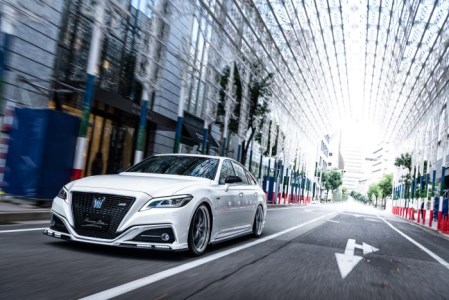 トヨタ 220系 クラウン】 ピラーパネル 4ピース （AES製） 【カーボン