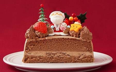 生チョコ クリスマスケーキ 【2024年12月20日から23日発送予定】 5号 15cm 3～5人向け クリスマス ケーキ チョコレート チョコ 生チョコクリーム 甘さ控えめ 冷凍