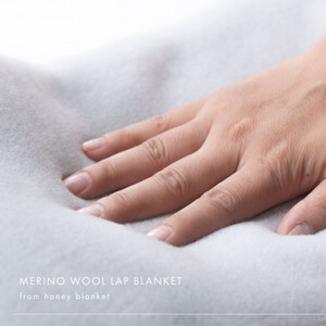 【メリノウール ひざ掛け ナチュラルホワイト】70×100cm 大阪府忠岡町産【1512542】