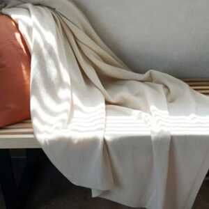 受注生産|ベビーカシミヤ スロー・ブランケット BABY CASHMERE TOYOBOSHI(R)【1543893】