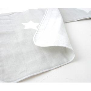 ガーゼハンカチ トゥインクルスター GY 5枚組【1570233】