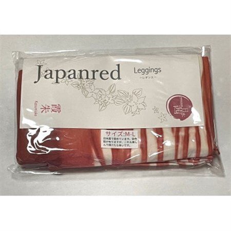 日本茜染めナイロンレギンス(霞朱M-L)【1632311】