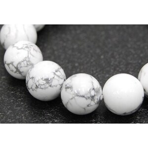 ハウライト/マグネサイト「純粋・無垢」天然石/半貴石 ブレスレット【1653212】