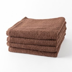 泉州産バスタオル4枚・ブラウン【1109488】