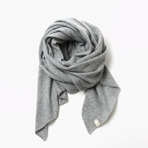 日本製 BABY  CASHMERE STOLE(150cm×60cm)　グレー【1132757】