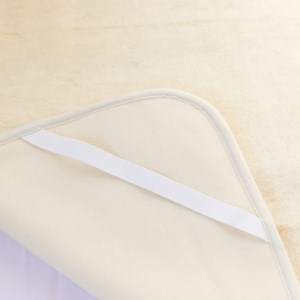 洗えるムートン調ウールシーツ ムートン調ウール敷き毛布 シングル