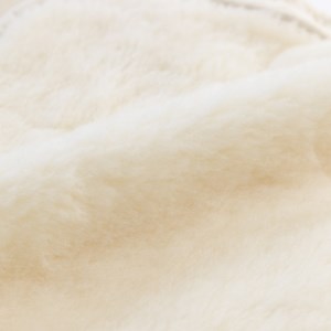 洗えるムートン調ウールシーツ ムートン調ウール敷き毛布 シングル