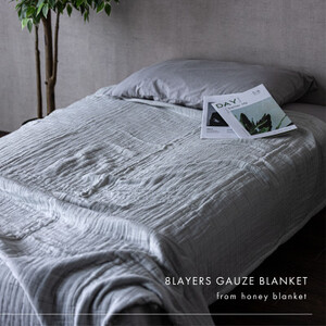 【8重ガーゼケット シングルサイズ グレー】140×200cm 大阪府忠岡町産【1324800】