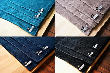 【綿100%吸水性抜群】フェイスタオル7枚 アーバンカラー W initial (009_5026)