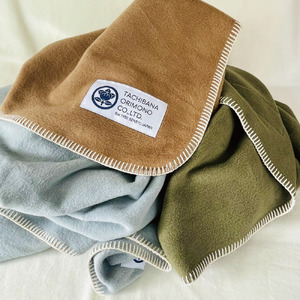 スビンゴールド綿毛布　オリーブ（009_5095）