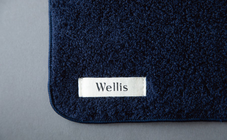 Wellis【極上の肌心地】タオルハンカチ4枚 ネイビー(009_5134)