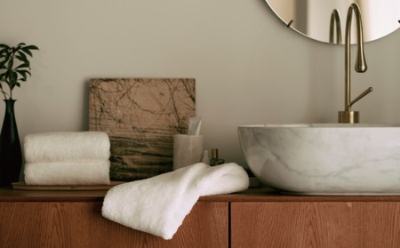 Wellis【極上の肌心地】フェイスタオル2枚 ギフトセット ネイビー(009_5042_03)