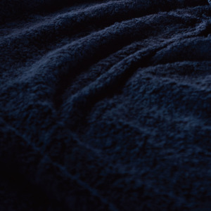 Wellis　バスタオル2枚 ネイビー　ランドリーバッグ付き　（009_5140_03）