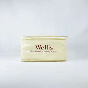 Wellis　フェイスタオル4枚　ランドリーバッグ付き　（009_5141）