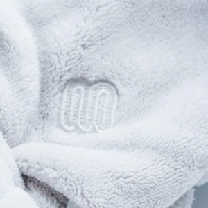 【mofumo】美髪専用ナイトケアタオル （ライトグレー）（031_5006）