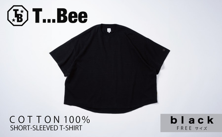 橘織物　SHORT-SLEEVED T-SHIRT Black （009_5226）