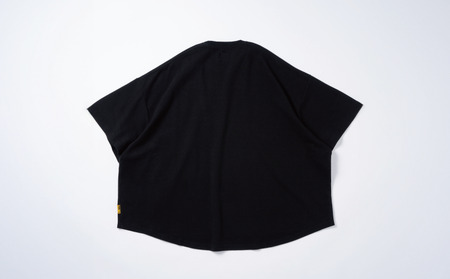 橘織物　SHORT-SLEEVED T-SHIRT Black （009_5226）