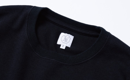 橘織物　SHORT-SLEEVED T-SHIRT Black （009_5226）