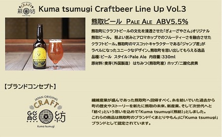 Kuma Tsumugi クラフトビ－ル（飲み比べ５種＋１本　計６本セット）（041_5001）