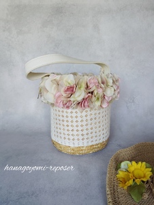 オシャレなマダム達に大人気のツーウェイかごバッグ（036_5030）