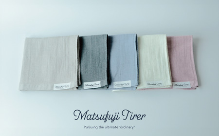 カラーが選べるハンドタオル10枚セット　Matsufuji  KUSUMI Collection ガーゼ＆パイル（009_5244）