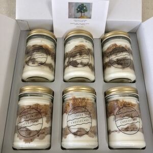 レイヤーチーズケーキ 6個セット コーヒー・苺【配送不可地域:離島】【1499549】