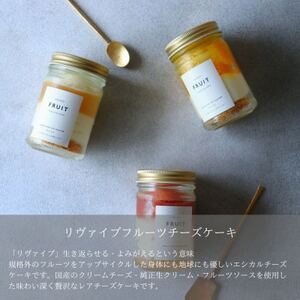 リヴァイブフルーツチーズケーキ 6個セット オレンジ・苺【配送不可地域:離島】【1670160】