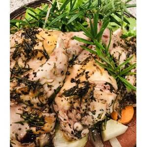 兎龍月夜 背肉1本 300g前後_肉 _【配送不可地域:離島】【1418194】