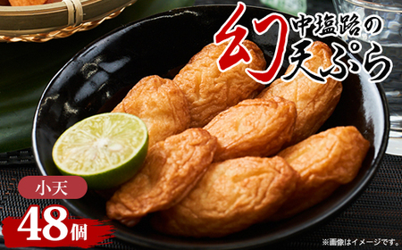 【練り天ぷら合計48個】中塩路の幻天ぷら　小天8個入り×6パック 　_魚介・海産物 かまぼこ・練り製品  カマボコ 練物 練り物 ねりもの_【配送不可地域：離島・北海道・沖縄県】【1479267】