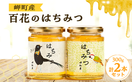 岬町産　百花のはちみつ　300g×2本セット_調味料 はちみつ  ハチミツ 蜂蜜_【1519697】