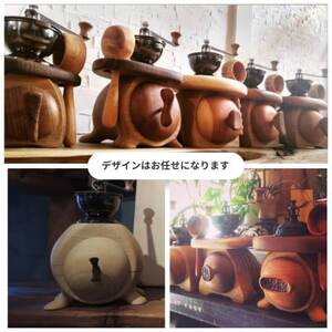 【足つき】木製コーヒーミル〈スモールコーヒーグラインダー/HARIO〉セラミック_雑貨・日用品  キッチン用品 _【1516856】