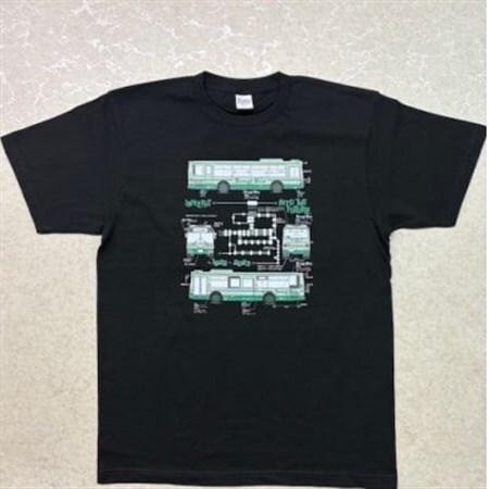 金剛バス　レガシーTシャツ　Lサイズ(ブラック)【1692778】