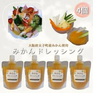 みかんドレッシング　4本セット_調味料 ドレッシング  _【配送不可地域：離島】【1402877】