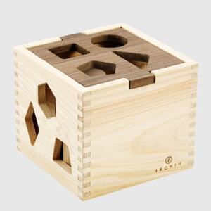 ひのきのおもちゃIKONIH(アイコニー)の知育玩具　ドロップボックス【1437397】