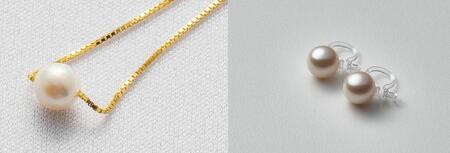 【 定期便 / 全３回】 カジュアル真珠ネックレス・カジュアル真珠イヤリング セット 全６アイテム