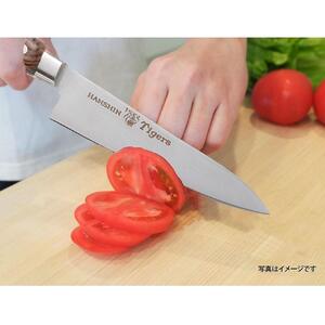 球団承認タイガース包丁牛刀型スウェーデンステンレス トラ模様の黄金壇柄