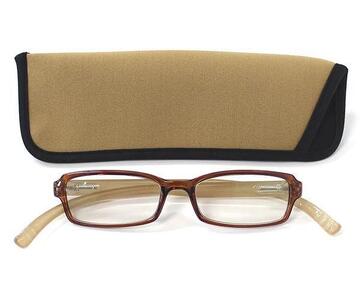 ネックリーダーズスタンダード_暖色_ベージュ×クリアブラウン+1.50_2217ZI