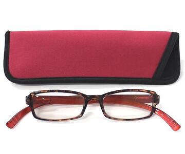 ネックリーダーズスタンダード_暖色_レッド×デミブラウン+3.00_2217ZM 9,800円