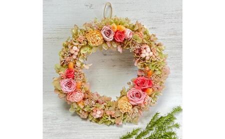 紫陽花の夢 プリザーブドフラワー・リースL