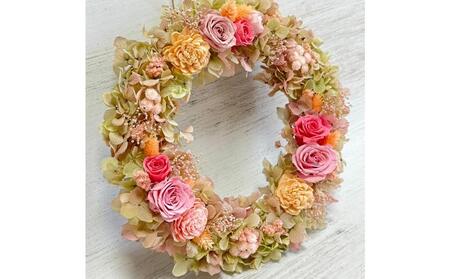 紫陽花の夢 プリザーブドフラワー・リースL