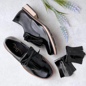 【職人手作り】超ソフト マニッシュシューズ 簡単きせかえキルトタンの2点セット【24.0cm】