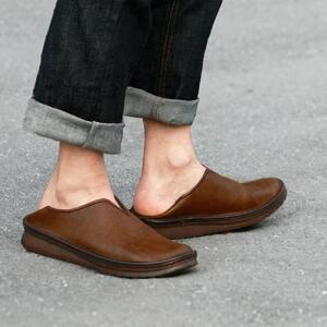 【職人手作り】すぽっと履けるデイリースリッポン(VIVIO)【ヴィンテージブラウン/26.5cm】