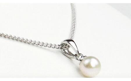 アコヤ真珠バチカンネックレス　5-5.5mm