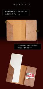 本革 パスポートカバー  [roman-ロマン]【ターコイズブルー】