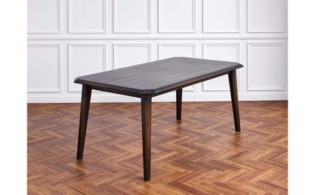 隅切型ダイニングテーブル W1500