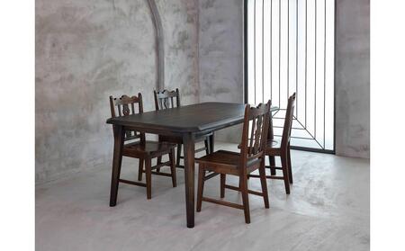 スカシ型板天ダイニングチェア